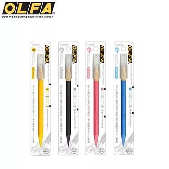 日本OLFA專業筆刀216BS細緻筆刀手感佳雕刻筆刀蔚藍色