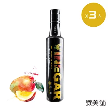 【釀美舖】水果醋飲250ml-共四種風味芒果果醋3入組