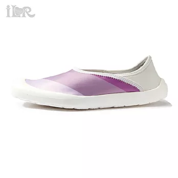 萊卡輕盈娃娃鞋(2WAY後踩)-玩轉色彩(漸層紫)EU37漸層紫