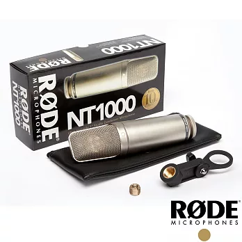 【RODE】電容式麥克風 NT1000 錄音室等級 (正成公司貨)