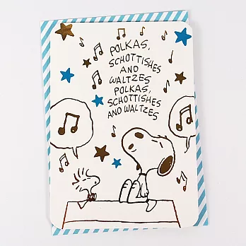 Snoopy 讓我們大聲歌頌【Hallmark-Peanuts™史奴比-立體卡片 生日祝福】