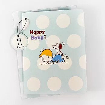 Snoopy 祝福給小男孩寶寶【Hallmark-Peanuts™史奴比-立體卡片 寶貝賀喜】