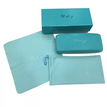 【KEL MODE】眼鏡配件-Tiffany藍質感眼鏡盒組
