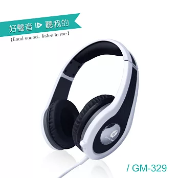ALTEAM我聽 GM-329 電競高保真立體聲耳罩式耳機 / 白