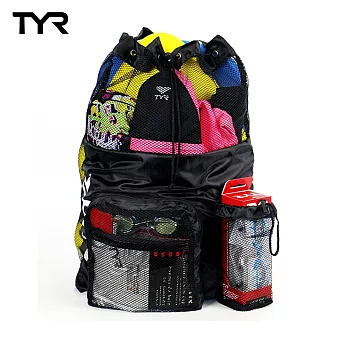 TYR Big Mesh Mummy Bag 網狀束口背包黑