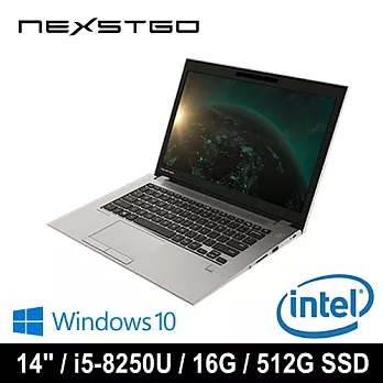 NEXSTGO NX-101 NP14N1TW012P 14吋 商用筆電 (i5-8250U/16G/512G SSD/W10P)