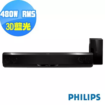 (福利品特價)PHILIPS飛利浦 SoundBar 3D藍光劇院系統 HTB7150