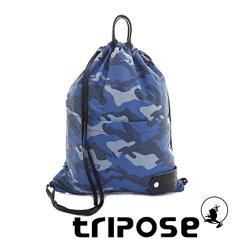 tripose 微旅超輕量可攜式折疊後背包 淺藍迷彩