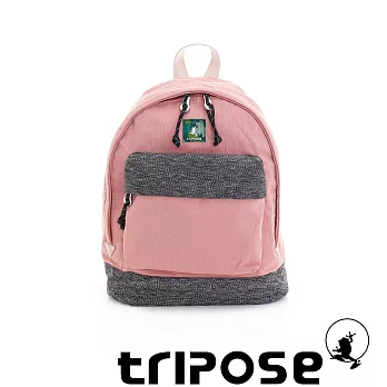 tripose 微旅輕量岩紋配色防潑水後背包粉色