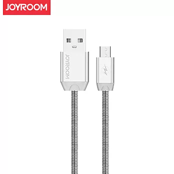 JOYROOM 金剛數據傳輸充電線 MicroUSB (M322) 1米/極光銀