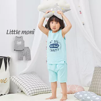 Little moni 家居系列背心套裝100麻花灰