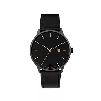 Chpo Brand 瑞典手錶品牌 - Khorshid系列 - Fika 黑錶盤黑皮革