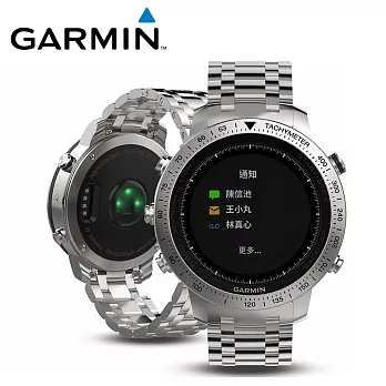 GARMIN fenix Chronos 精鍊白鋼