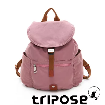 tripose MEMENTO系列微皺尼龍輕量防潑水後背包-小 紫丁香色