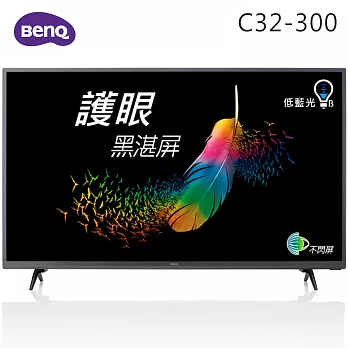 BenQ 32吋 護眼黑湛屏液晶顯示器+視訊盒(C32-300)