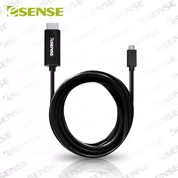 Esense TYPE-C 轉 HDMI 4K 轉接線-1.8M(04-CTH180BK)