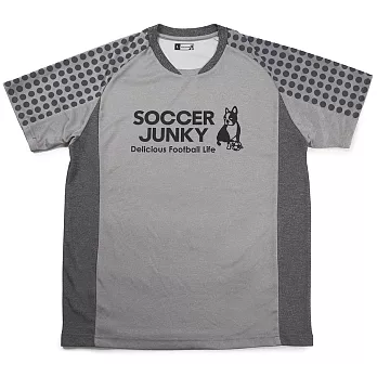 soccer junky 男仕吸濕排汗T恤L海瑟灰