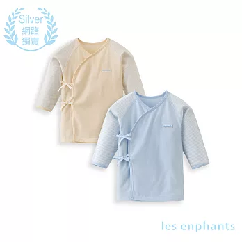 les enphants 嬰幼兒六條上衣(兩件組)80淺藍