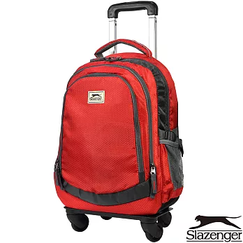 Slazenger 史萊辛格 加大款可拆式拉桿後背包(紅)