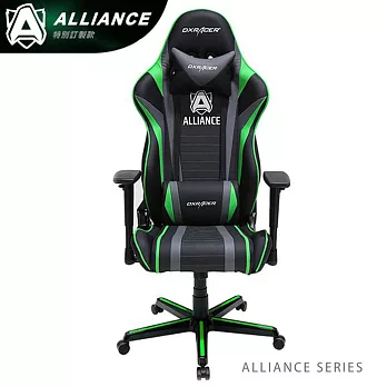 DXRACER 極限電競款 賽車椅 RZ59 (ALLIANCE戰隊限量版-黑綠)黑綠