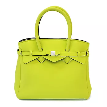 SAVE MY BAG 義大利品牌 MISS系列 黃綠超輕量手提托特包