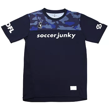 soccer junky 中性迷彩叢林風日本機能T恤M藍