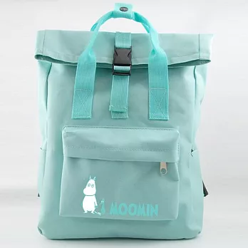 【Moomin】04開扣後背包(淺綠)