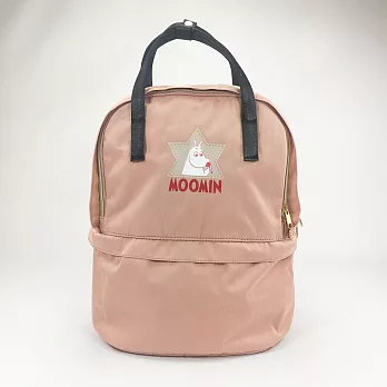 【Moomin】雙層後背包(粉)