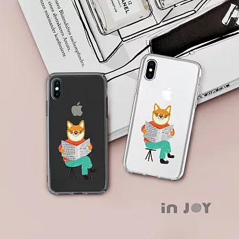 INJOYmall for iPhone 7 / 8插畫風俏皮柴柴透明防摔手機殼 保護殼