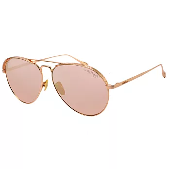 【Ed Hardy】熱銷飛官款太陽眼鏡-玫瑰粉鏡框(#1061-A-ROSE GOLD)
