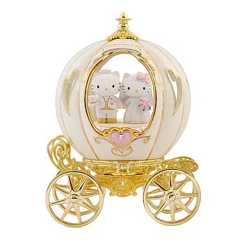 Hello Kitty 結婚南瓜車 音樂盒