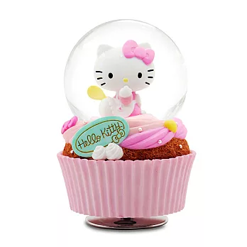 Hello Kitty 甜點 水晶球音樂盒