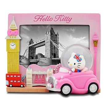 Hello Kitty 倫敦相框 水晶球擺飾