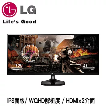 【福利機】LG樂金 29UM58-P 29型 21:9 UltraWide™ WQHD AH-IPS 電競旗艦螢幕