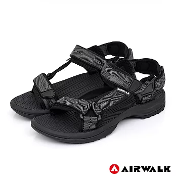 AIRWALK - Y字兩用休閒涼鞋US10黑色