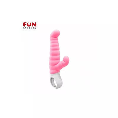 FUN FACTORY 雙蟲之戀-四代時尚奢華按摩棒(糖果玫瑰)(充電式)(CNC高科技磁吸充電器技術)粉紅色