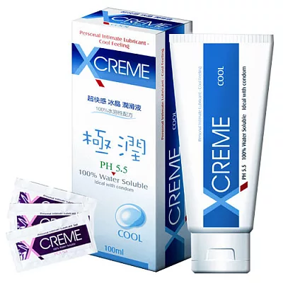 X-creme 超快感潤滑液 冰晶組 100ml*2