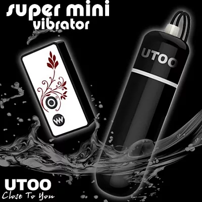 香港UTOO-超迷你無線遙控10段變頻防水跳蛋-黑