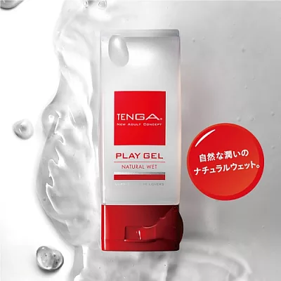 日本TENGA-PLAY GEL-NATURAL WET 無黏性潤滑液150ml-紅