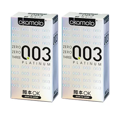 【岡本okamoto】003 Platinum白金 6片裝_2入組