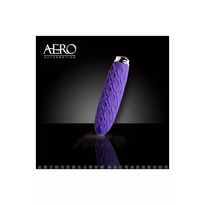 美國AERO FOXY DIAMOND 福柯 方鑽型 5段變頻 迷你震動按摩棒 迷惑紫(磁吸式充電)