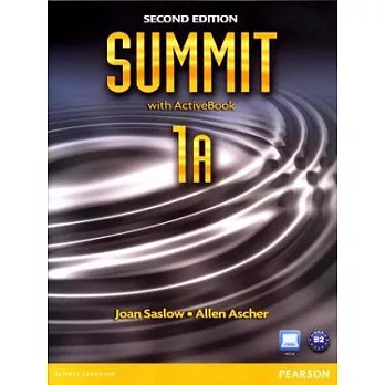 Summit 2/e (1A) Split: Student Book with ActiveBook CD-ROM/1片 and Workbook