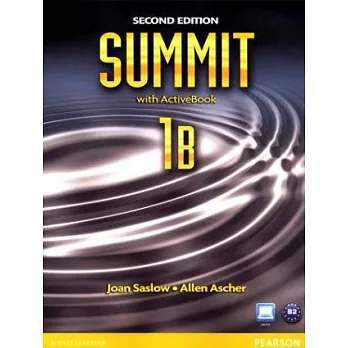 Summit 2/e (1B) Split: Student Book with ActiveBook CD-ROM/1片 and Workbook