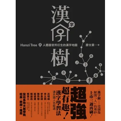 漢字樹2:人體器官所衍生的漢字地圖