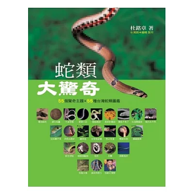 蛇類大驚奇:55個驚奇主題&55種臺灣蛇類圖鑑