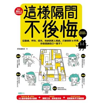 這樣隔間,不後悔:從動線、坪效、採光、收納到家人相處,只要做對8件事,你會感謝自己一輩子!