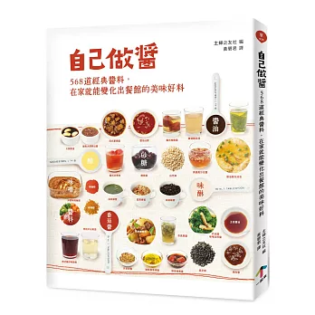 自己做醬:568道經典醬料,在家就能變化出餐館的美味好料