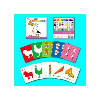 Baby IQ120識字卡-彩色創意聯想卡