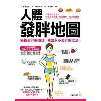 人體發胖地圖:搞懂發胖的原理,找出永不發胖的吃法!