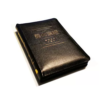 靈火聖經：豐盛生命研讀本 和合本(皮面拉鍊黑色金邊)(盒裝)